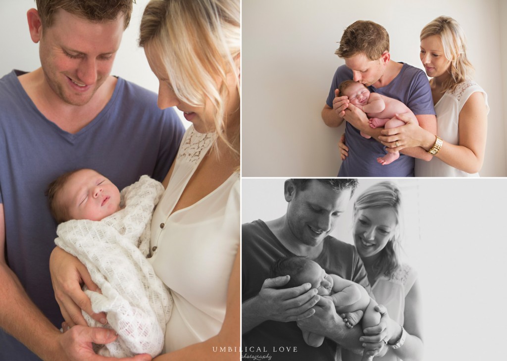 newbirn with his mum and dad