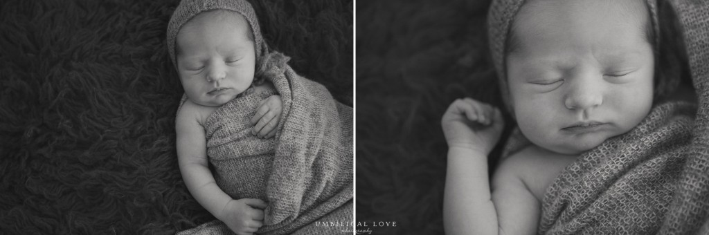 black and white newborn photos