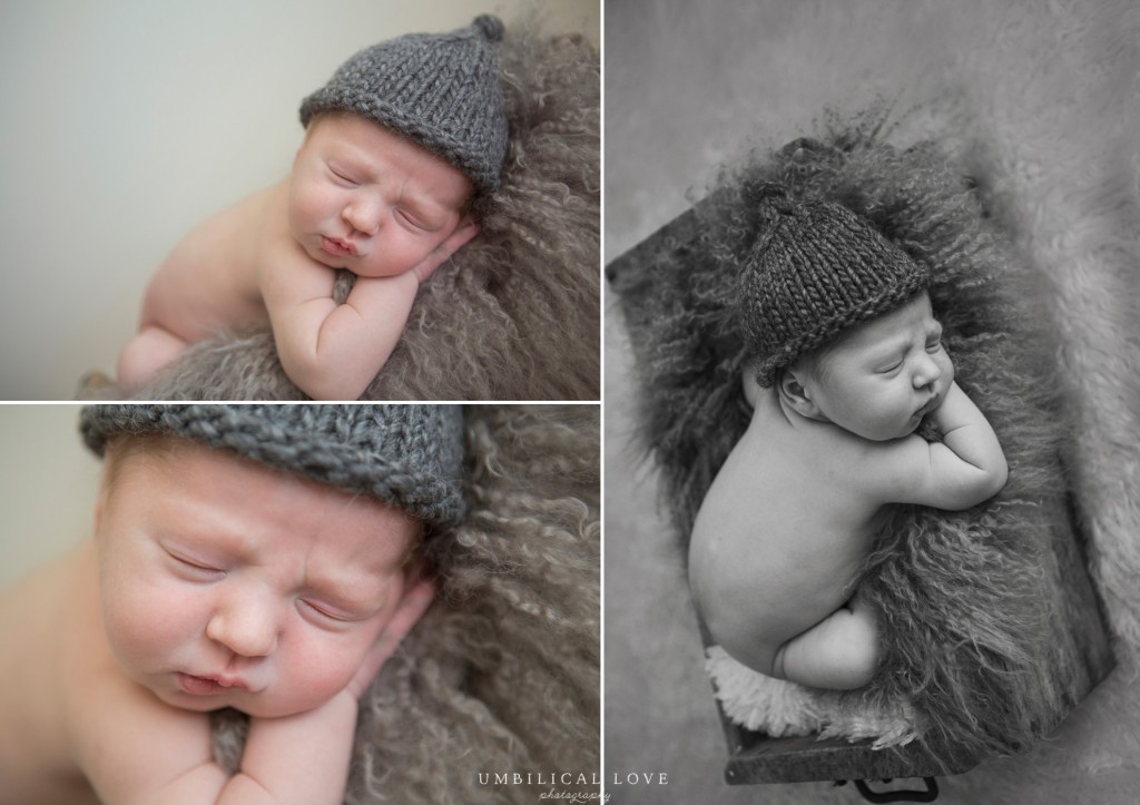 newborn photos taken in a box