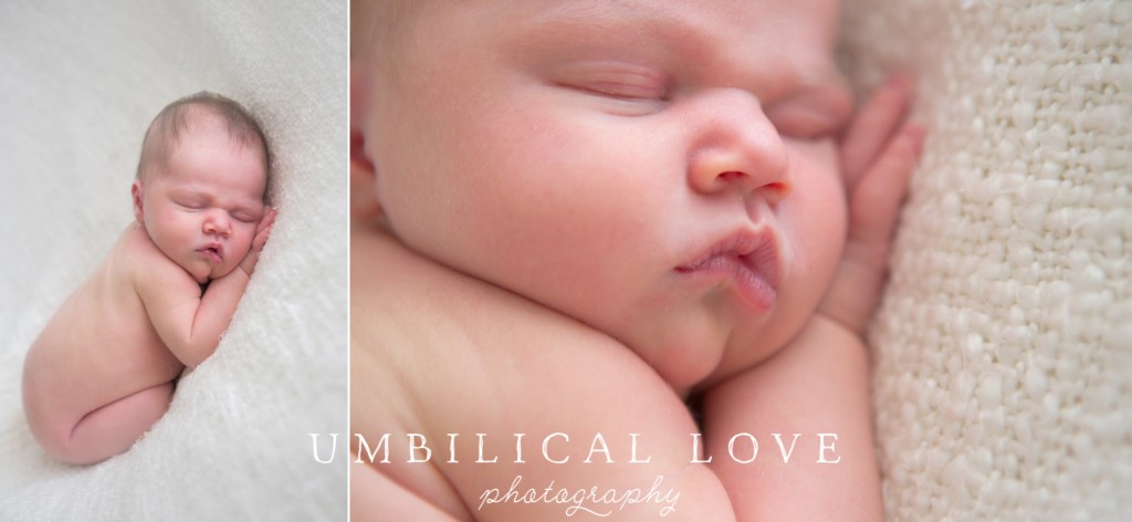 close up of sleeping babies face