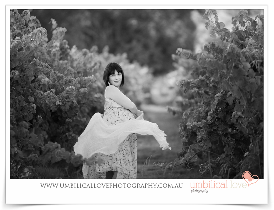 flashing a piece of maternal around in a professional photography shoot