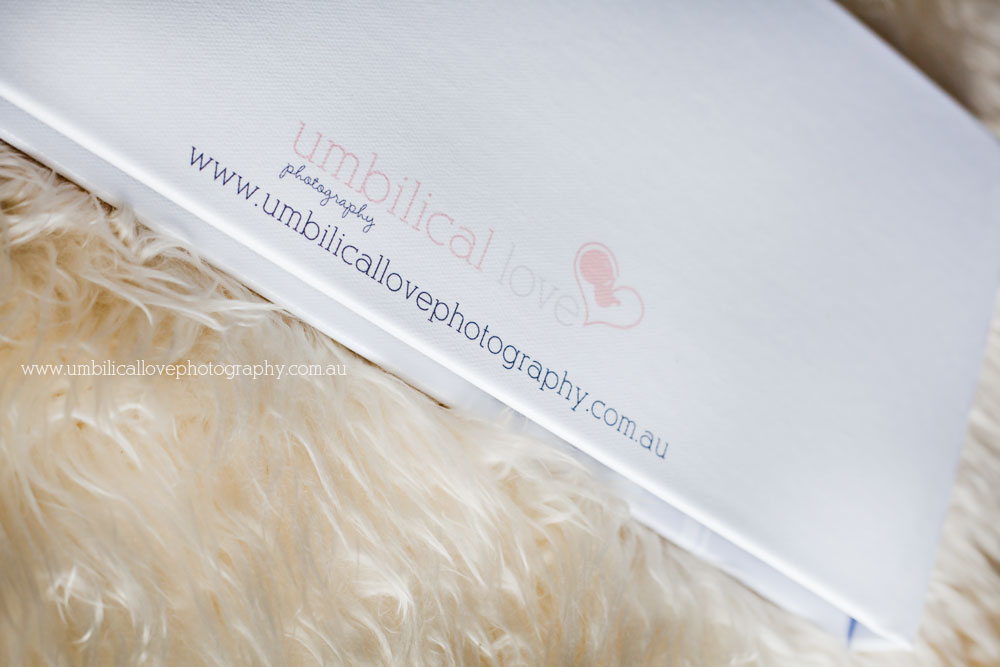back-of-album-sunshine-coast-baby-photographer umbilical love photography products