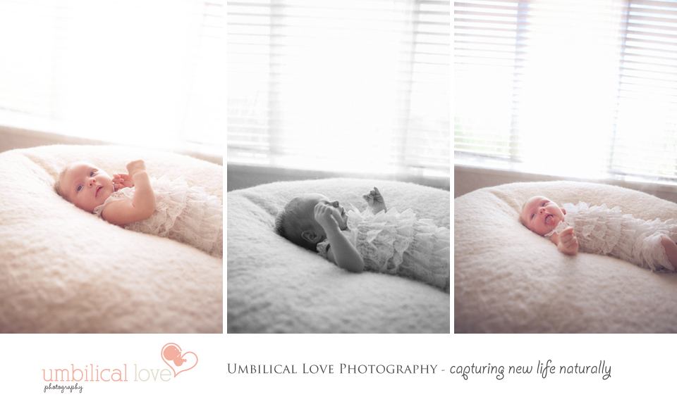 collage baby color and black and white stretching